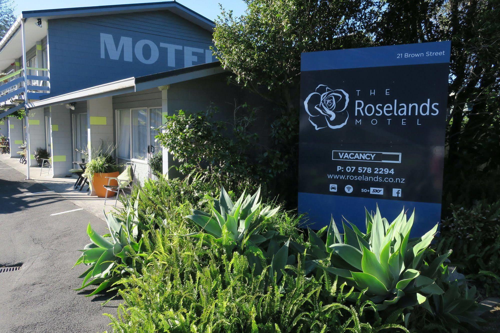 Roselands Motel Tauranga Bagian luar foto